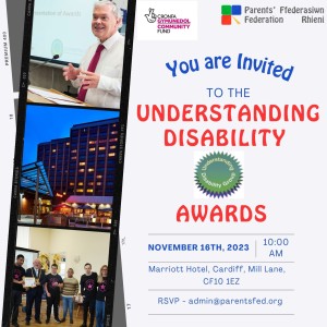 2023 Understanding Disability Awards -come and join us at the awards